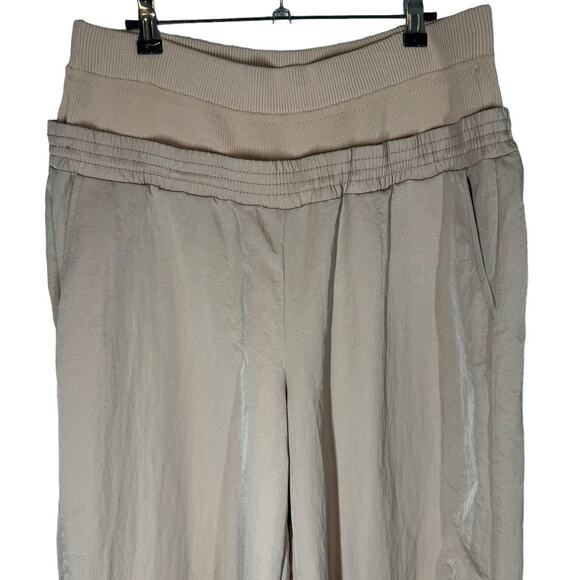 Dion Lee Double Waistband Nylon Track Pants Beige Tan 8 / 10 / Large - Picture 6 of 16